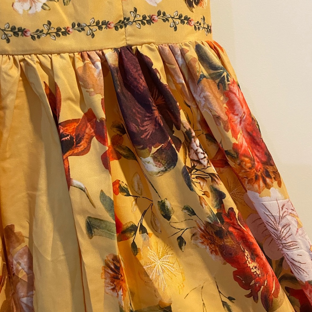 Zimmerman Yellow Floral Midi Sundress - Picture 4 of 14